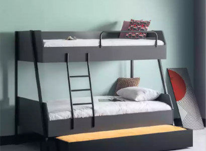 Youth bed children's bed kids design modern bed children's room beds wood
